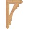 Ekena Millwork Merced Arts & Crafts Smooth Bracket, Western Red Cedar, 3 1/2"W x 18"D x 30"H BKT04X18X30MRC03SWR - alternate 3